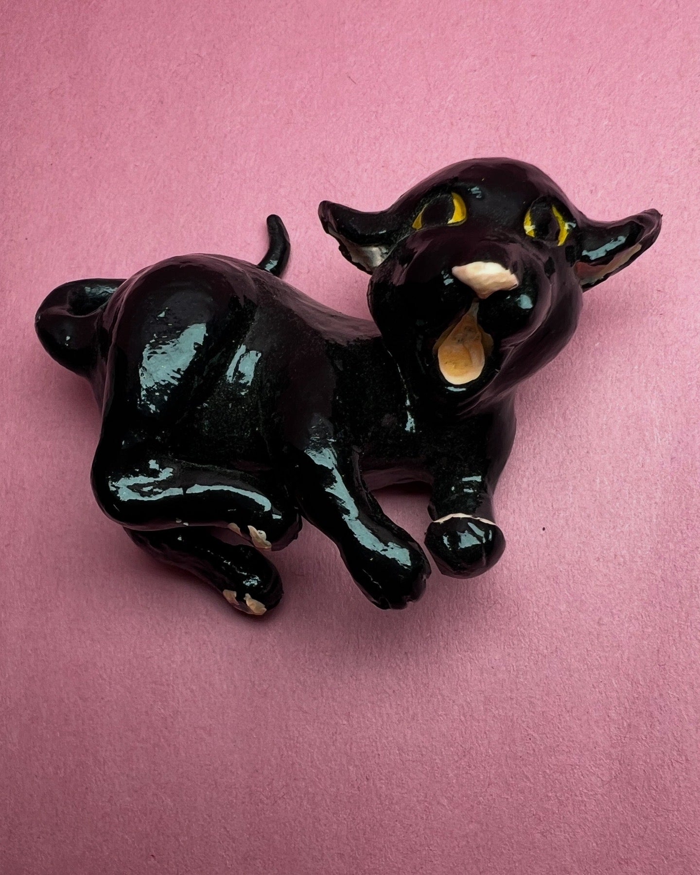 Feisty Cat Figurine