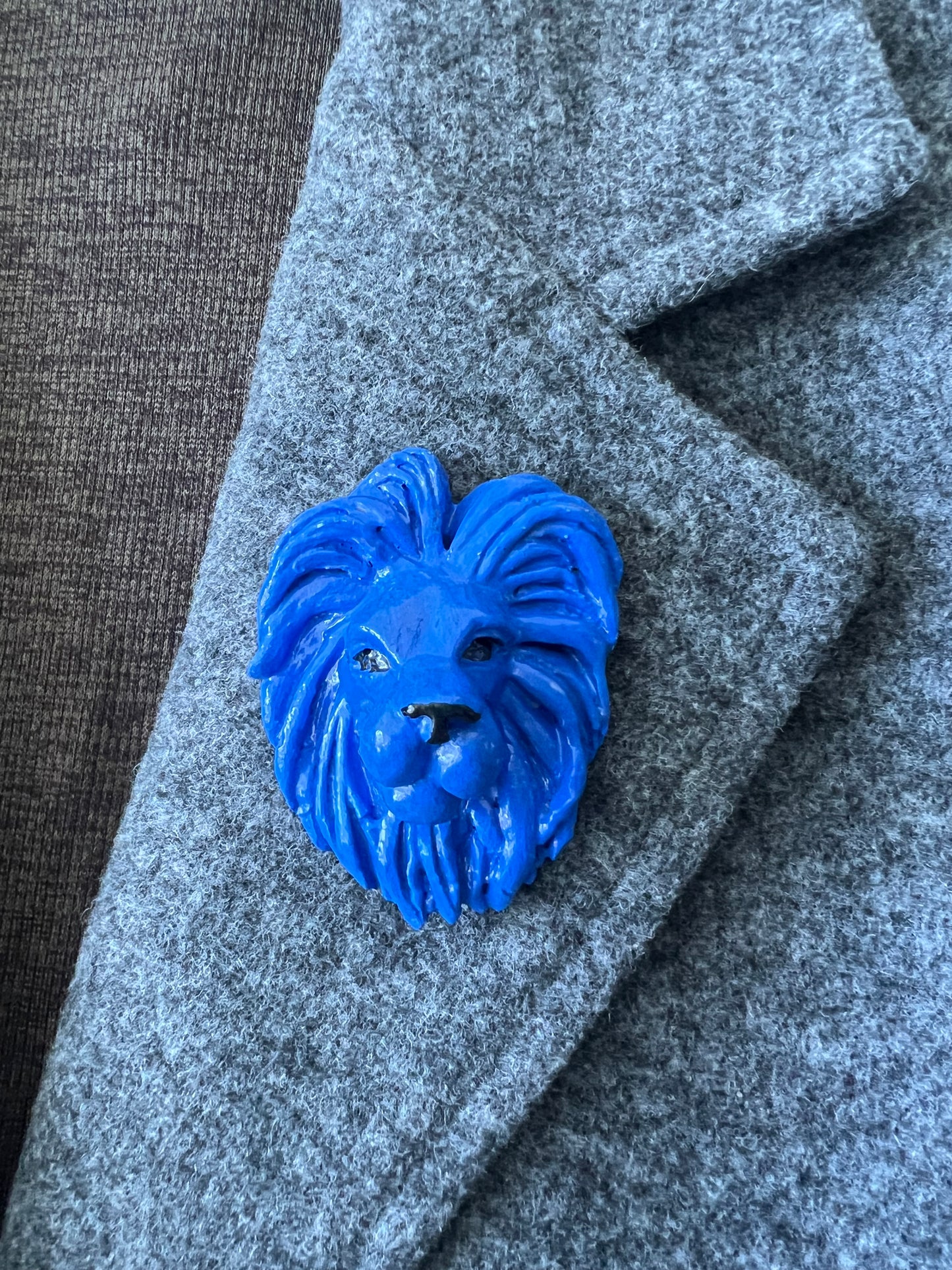 Lion Brooch