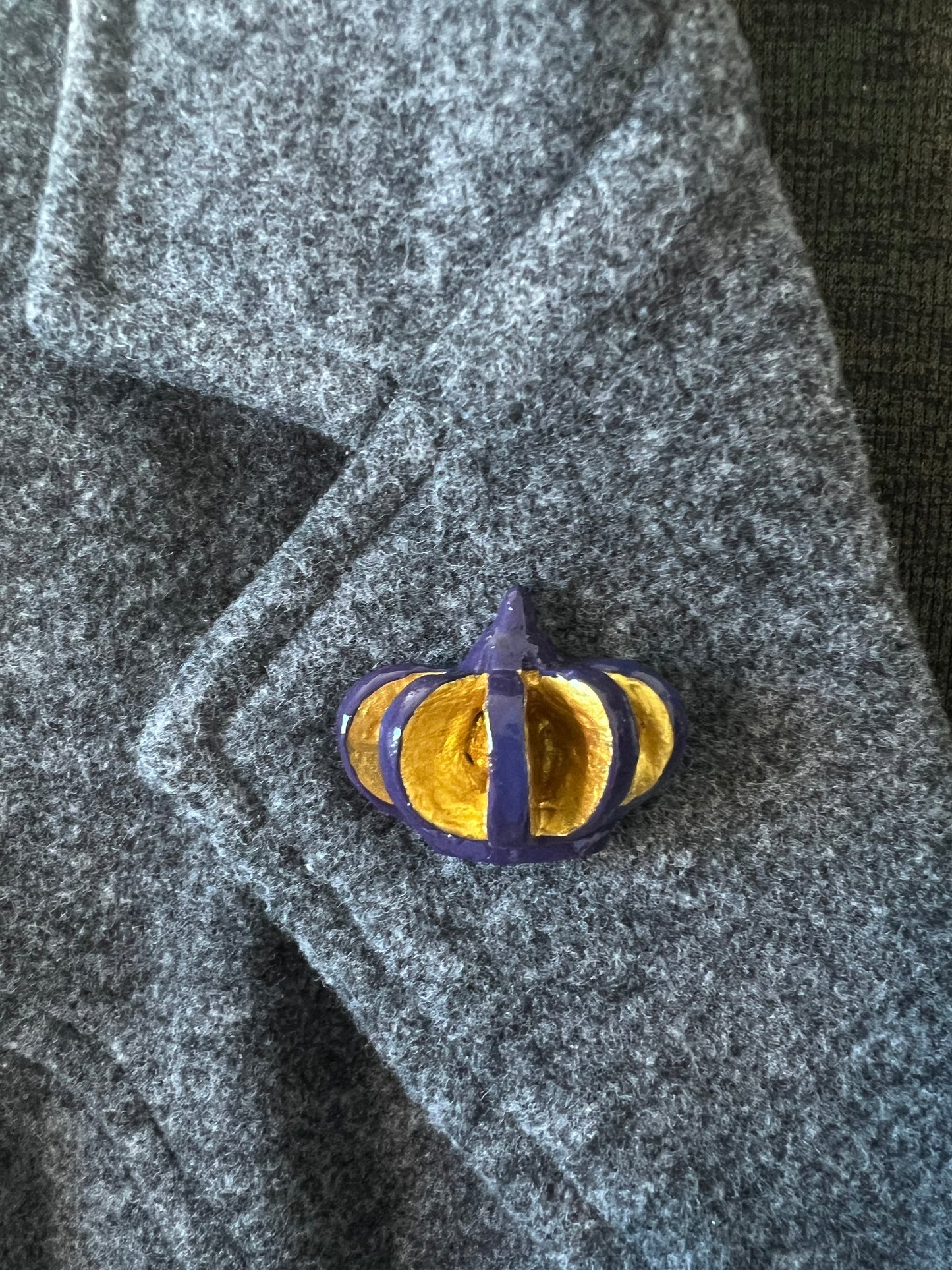 Crown Brooch - Small