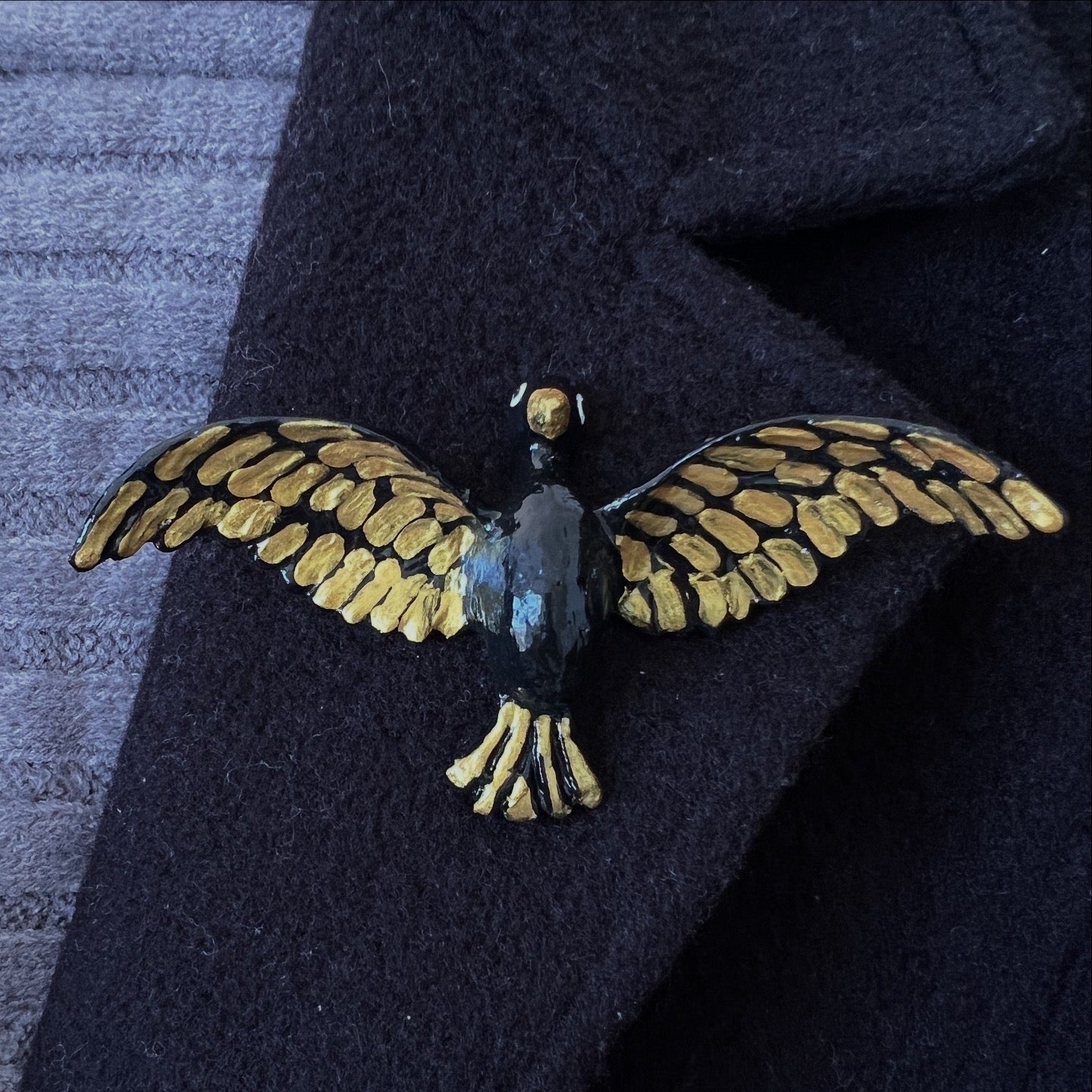 Flying Bird Brooch