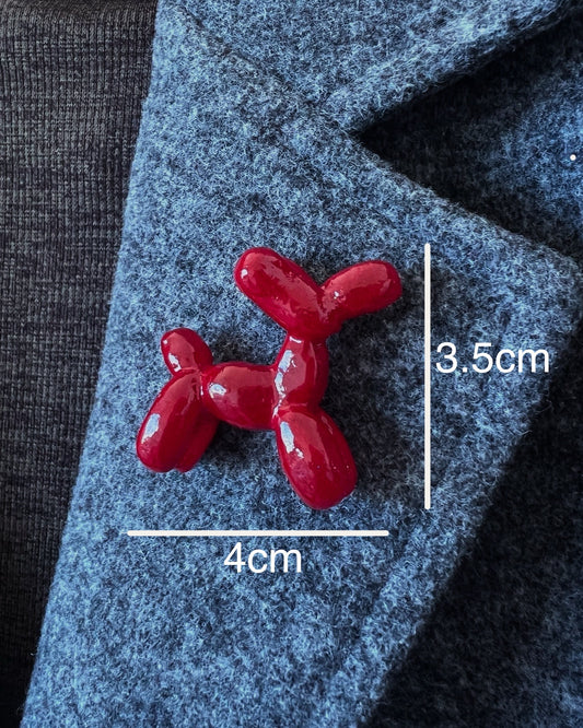 Balloon Dog Brooch