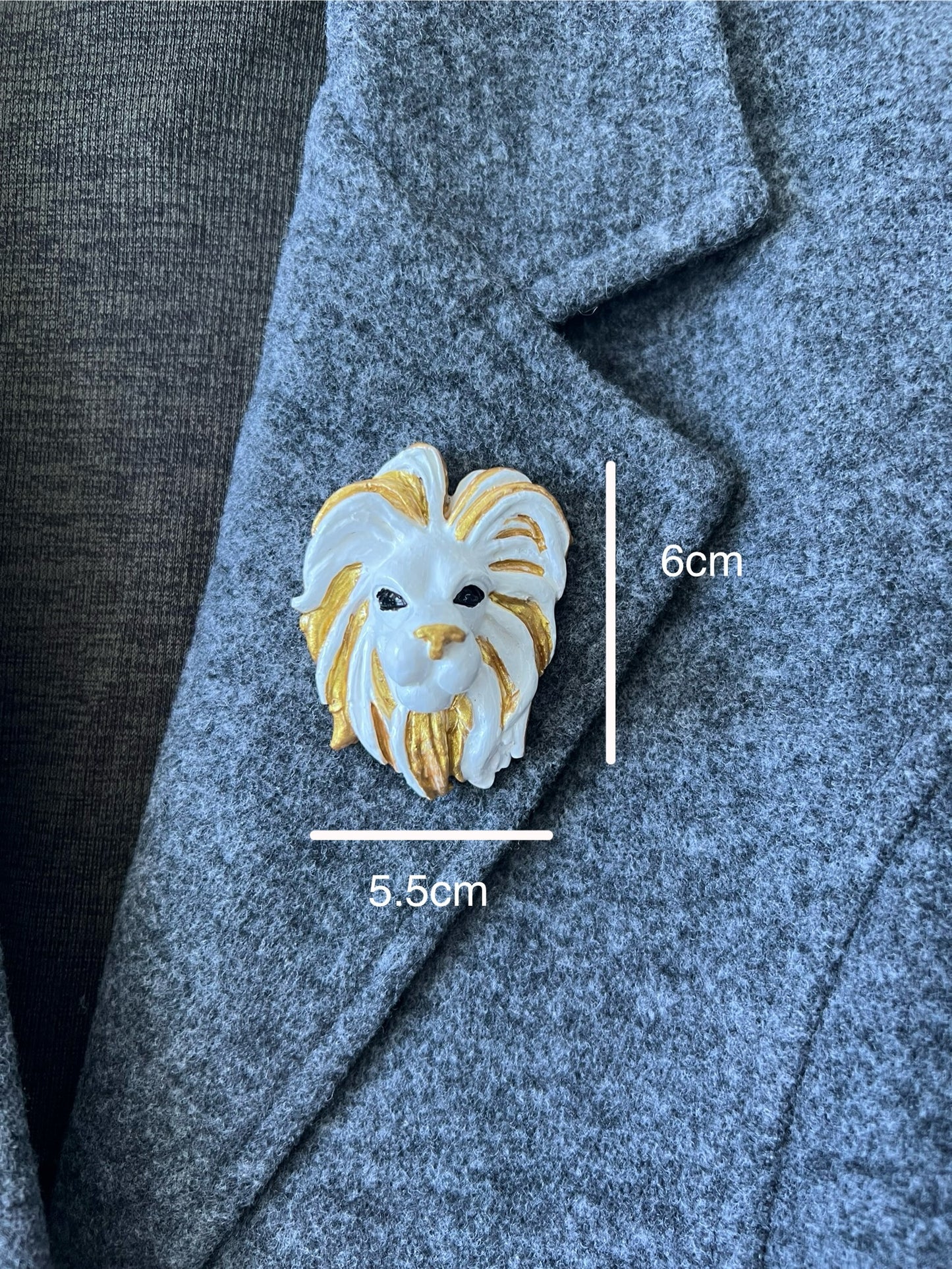 Lion Brooch