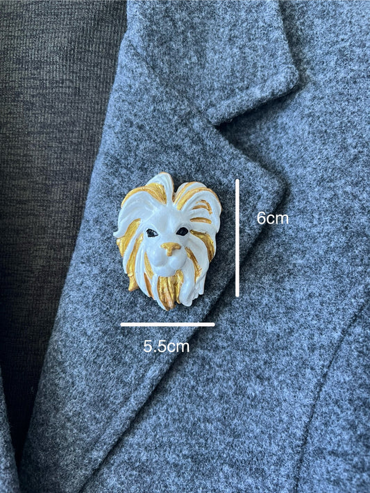 Lion Brooch