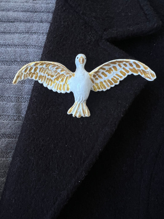 Flying Bird Brooch