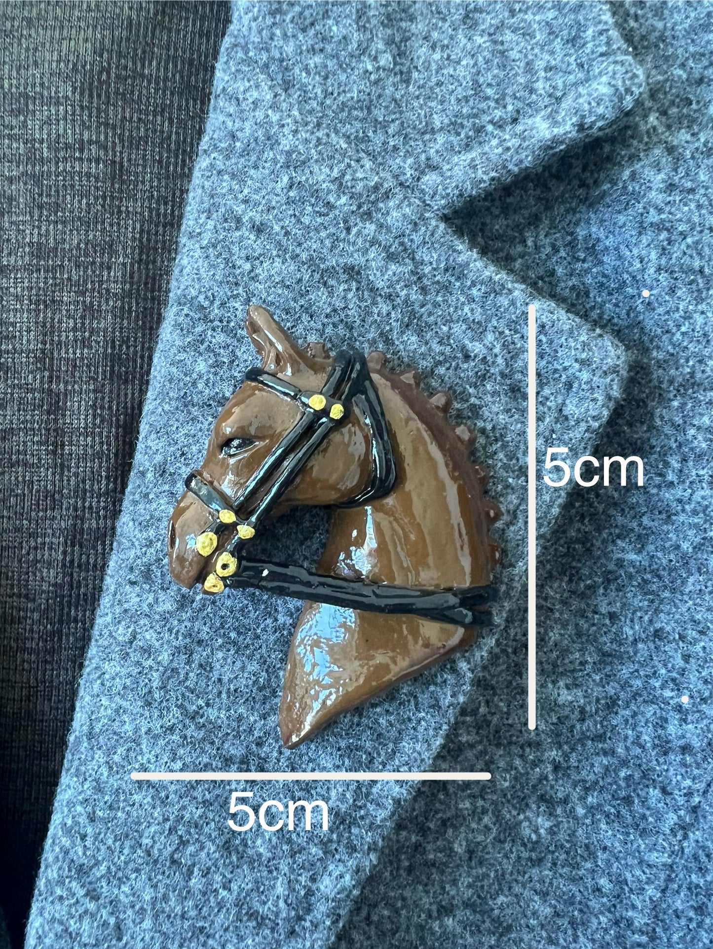 Race Horse Brooch
