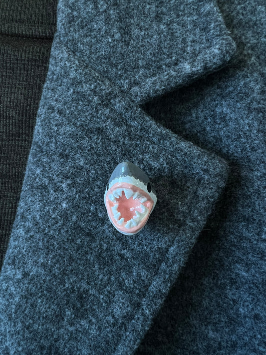 Shark Brooch
