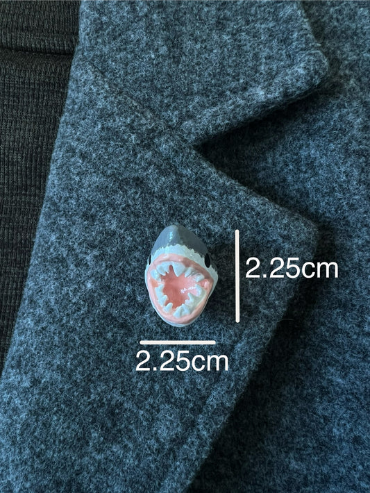 Shark Brooch