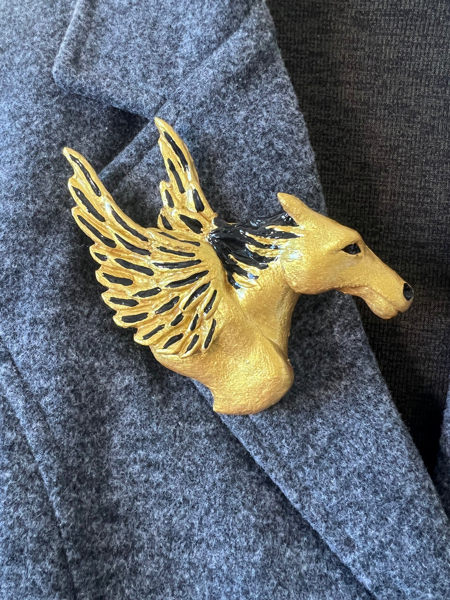 Flying Horse Brooch