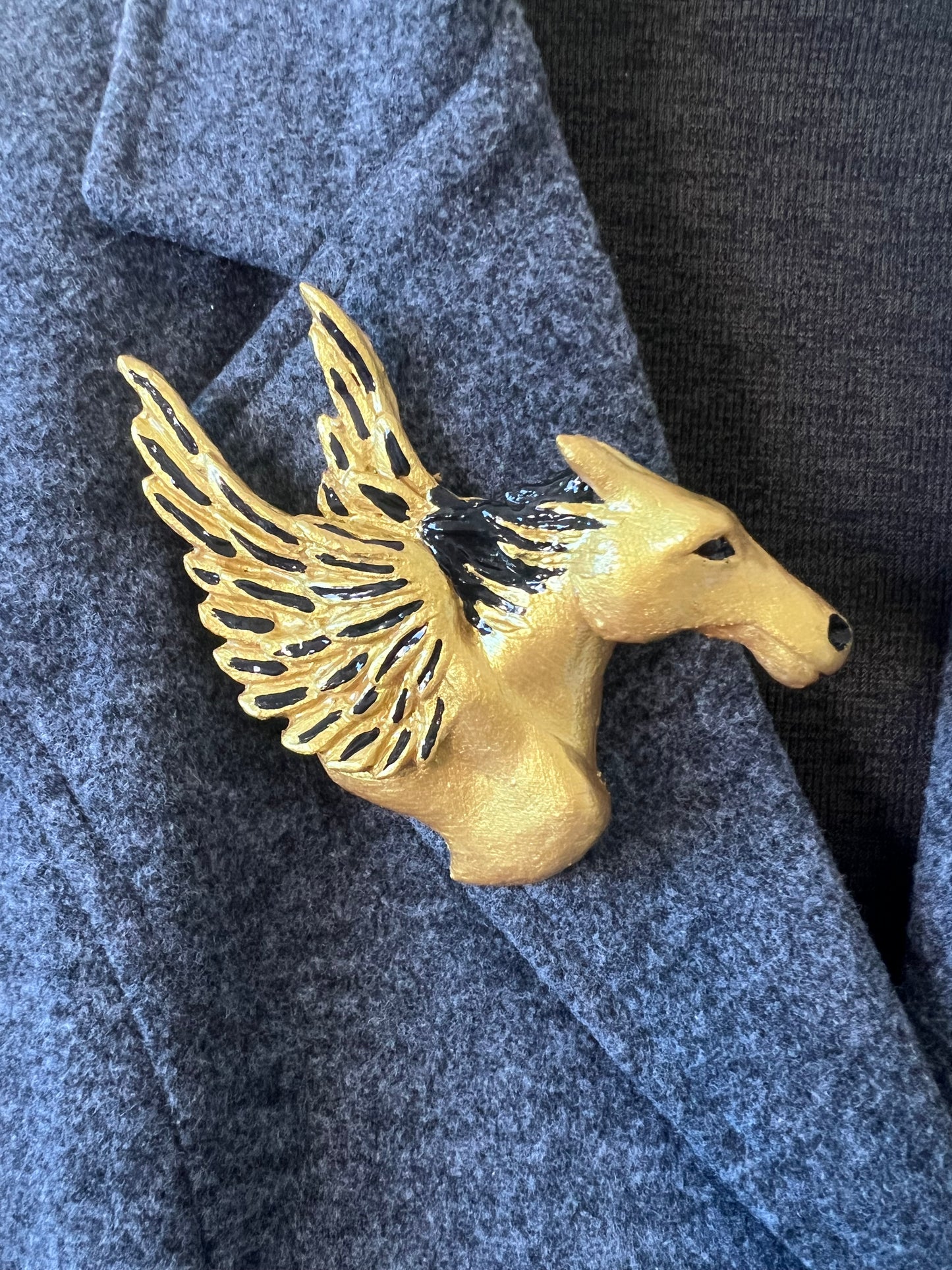 Flying Horse Brooch