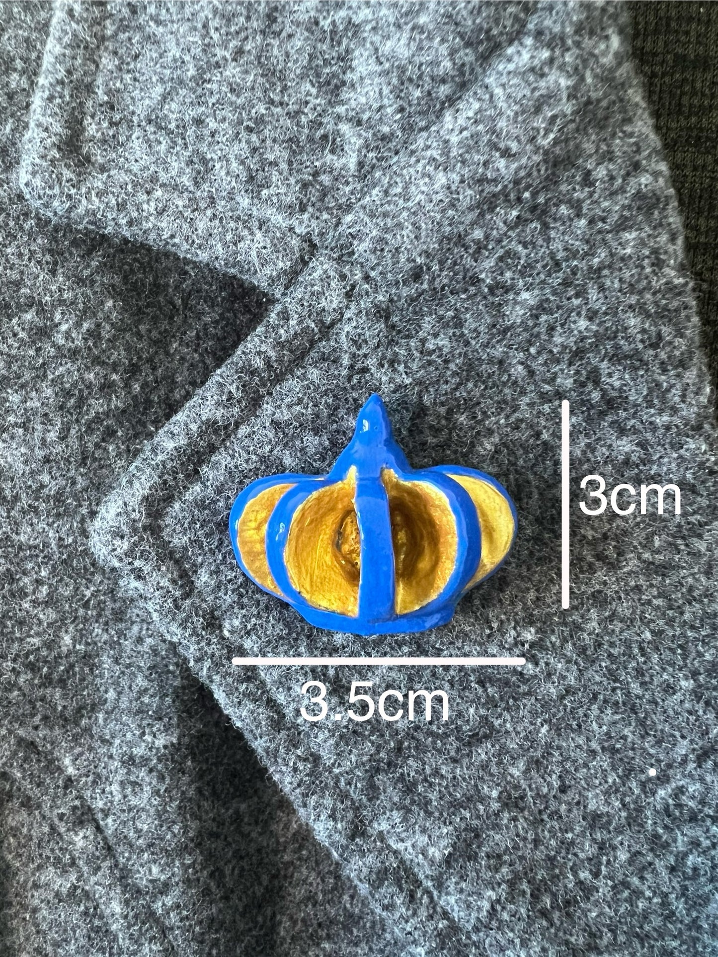 Crown Brooch - Small