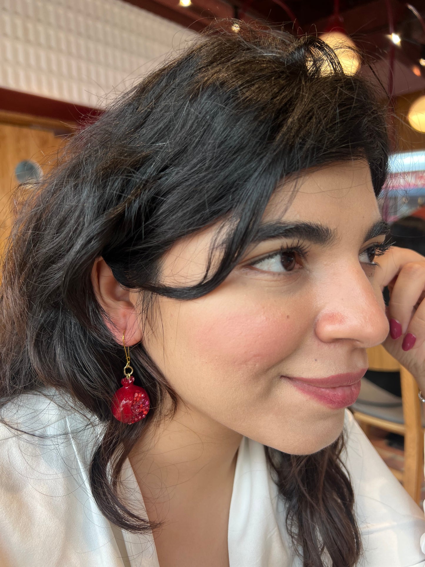 Pomegranate Danglers