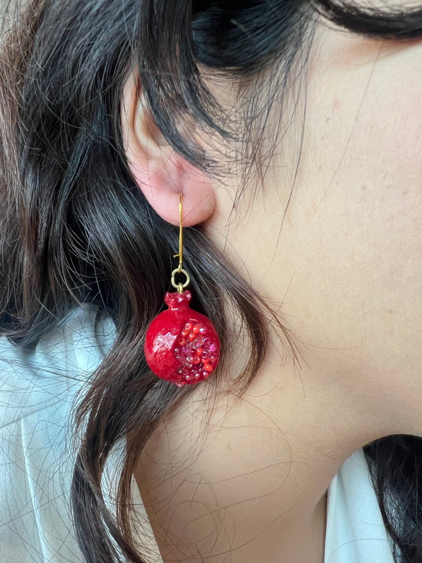 Pomegranate Danglers