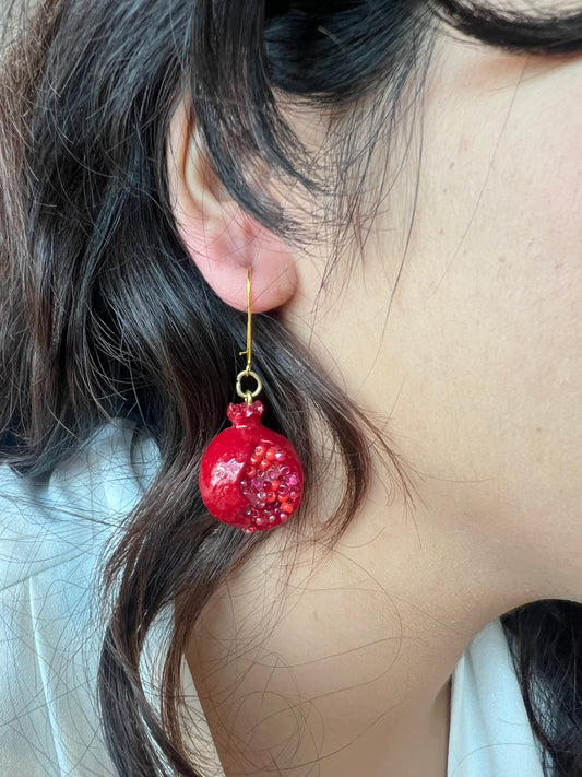 Pomegranate Danglers